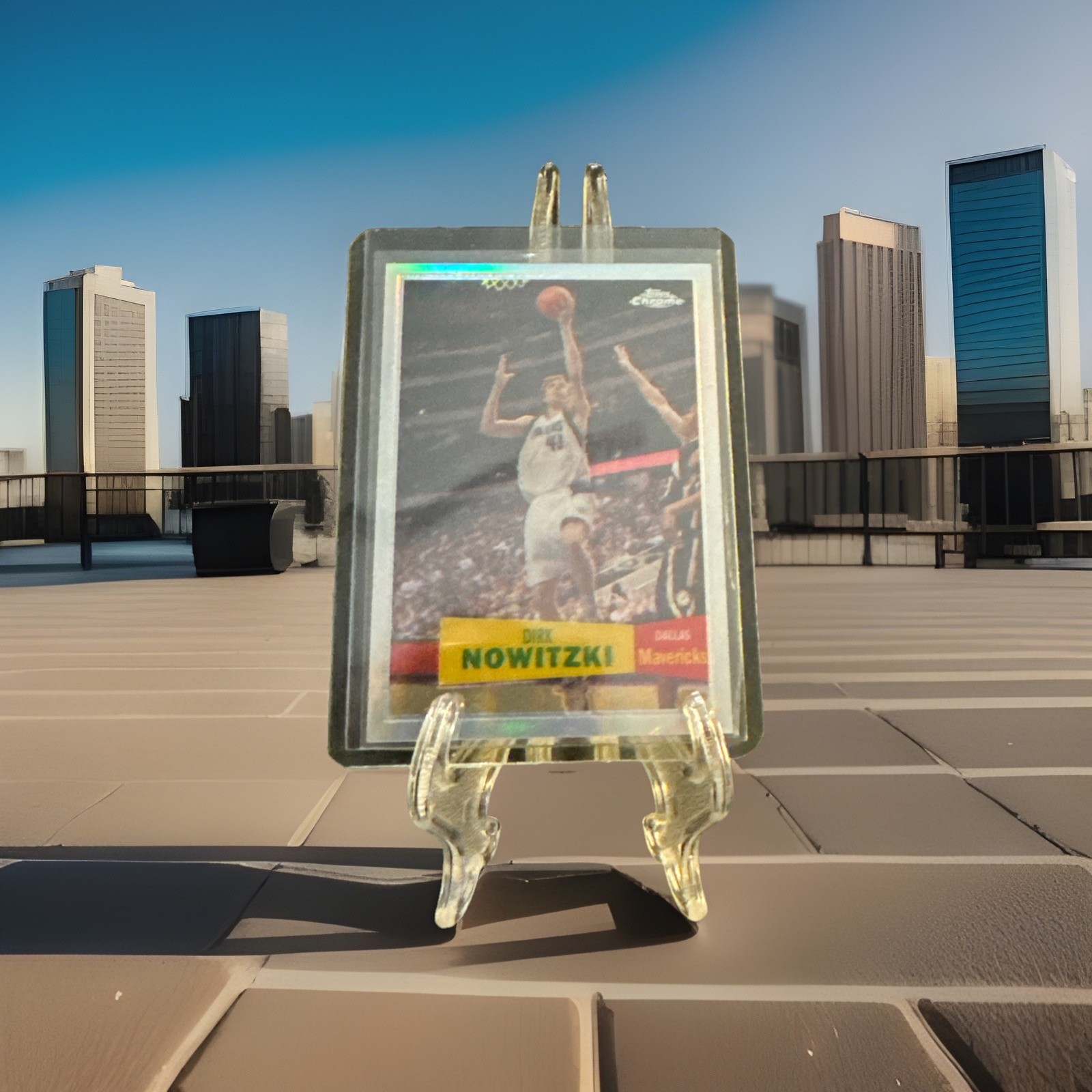 2007-08 Topps Chrome - Dirk Nowitzki #41 1957-58 Variations Refractor 681/999