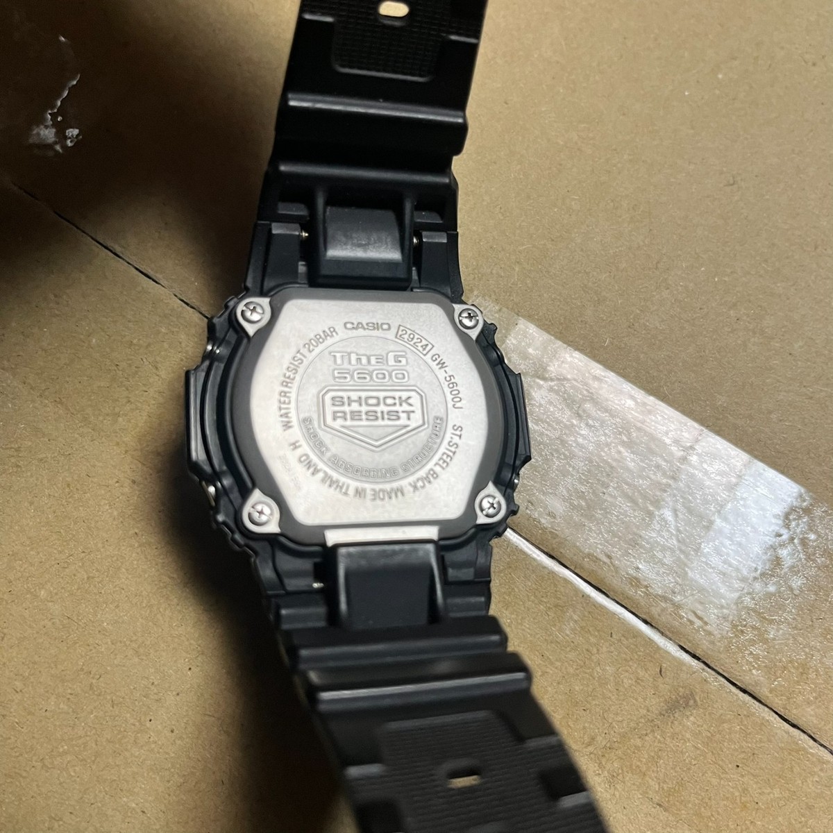 Vintage Casio G-Shock GW-5600J-1JF Tough Solar Multi Band 6 Watch