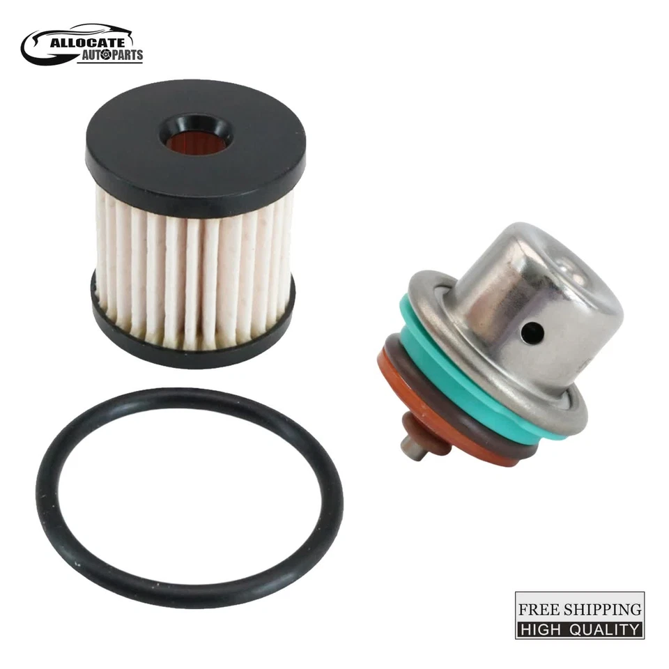 NUEVO regulador de presión de combustible + kit de filtro para Harley Davidson FLD/FLHR/FXD/FXDWG Foto 4 de 4