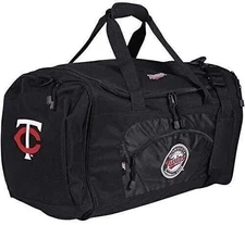 Minnesota Twins Premium Duffel Bag Roadblock Embroidered Design 21 Inch