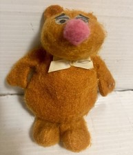 Vintage Fozzie Bear 7  Plush Jim Henson Muppets Fisher Price VGC Fast Shipping