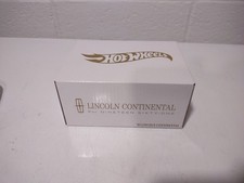 Lincoln Continental 1961 exclusivo de Mattel Creations Hot Wheels RLC ¡Nuevo en caja! 
