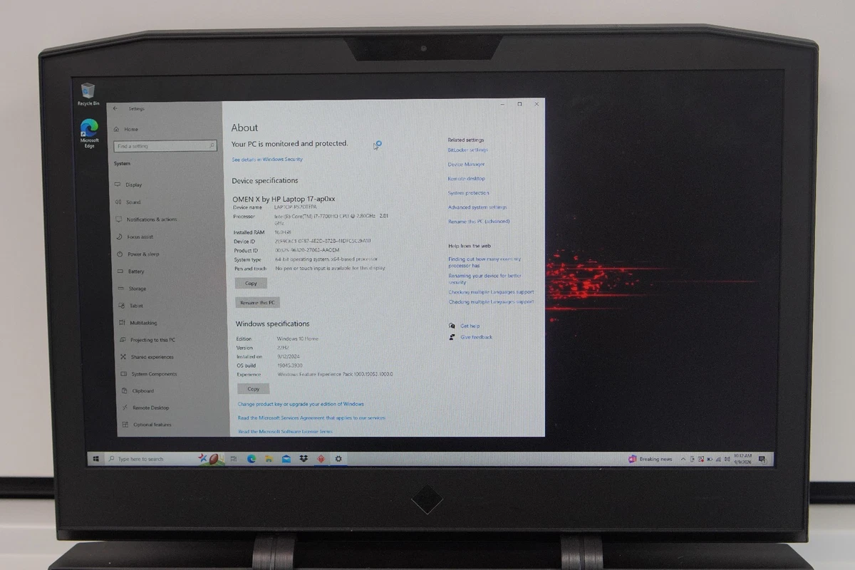 Windows 10 16 GB RAM PC 1-2 TB Hard Drive Capacity Laptops