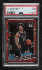 2023 Donruss Optic Rated Rookie Choice Red Prizm 75/88 Jalen Wilson PSA 9 14t3