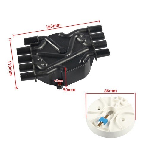 Perfect Fit Replacement FLAT DISTRIBUTOR CAP ROTOR for MerCruiser V8 MPI - Picture 5 of 8