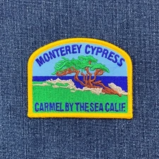 Carmel Patch - The Lone Cypress California Embroidered Monterey Bay Badge 3.5"