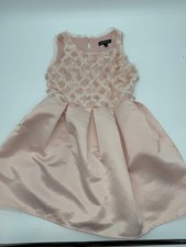 Teeze Me Girls Pink Sleeveless Dress Size 7 Made IN USA Silkie Dressy Kids