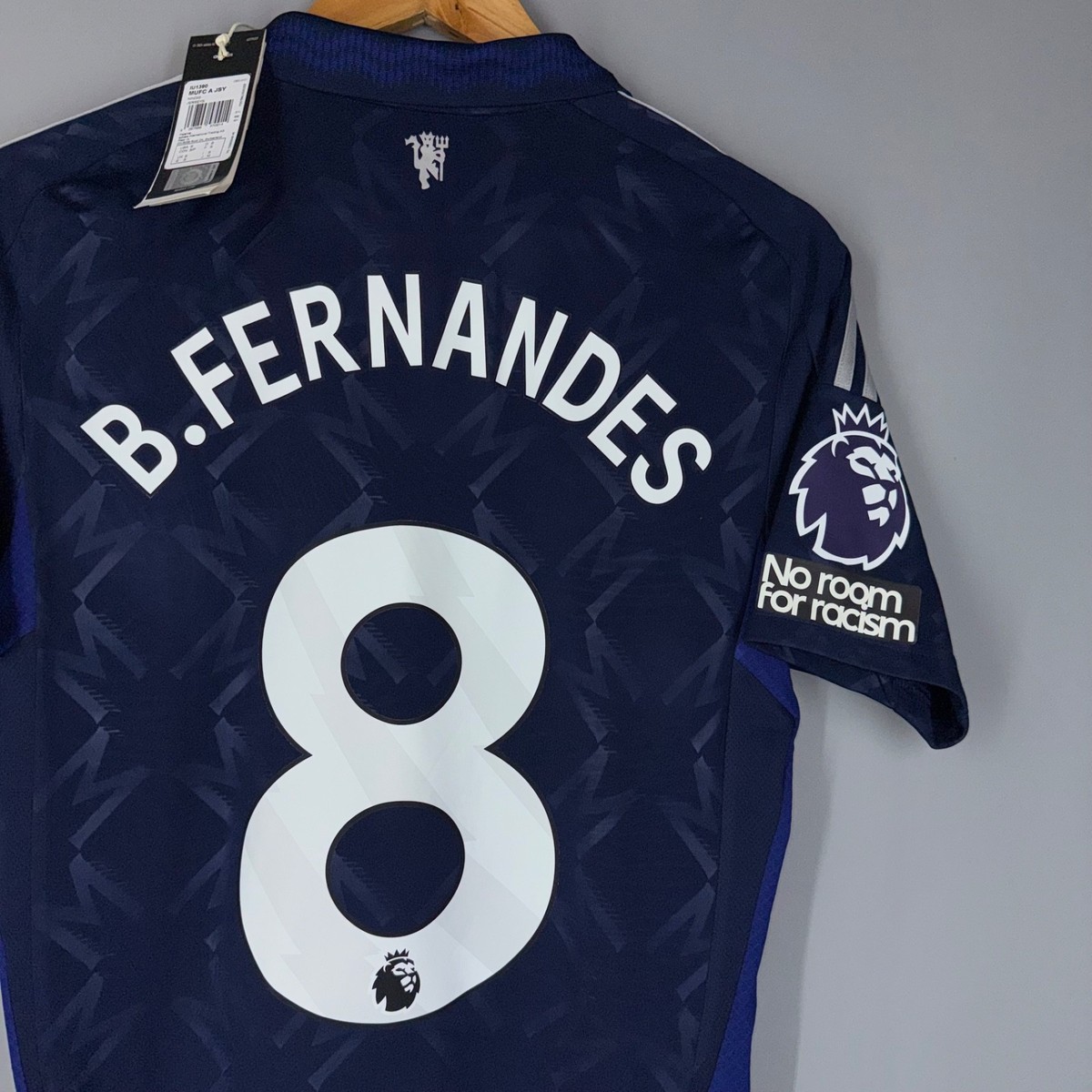 BNWT MANCHESTER UNITED 2024 2025 AWAY JERSEY SHIRT #8 B. FERNANDES