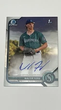 2022 Bowman Draft - Chrome Draft Pick Autographs Walter Ford #CDA-WFD Refractor