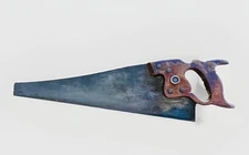 Vintage Henry Disston & Sons D-8 Hand Saw 26” Blade 8 PPI