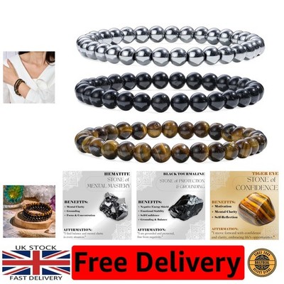 Yoga & Meditation Kristall Armbänder für Frauen - Erdungs- & Schutzschmuck