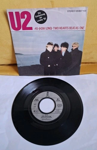 U2 Viny Record *Very Rare*  40 (How Long) Two Hearts Beat As One Vinyl Record