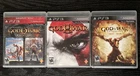 God of War PS3 Lot:  God of War Collection (1 & 2) , God of War 3, and Ascension