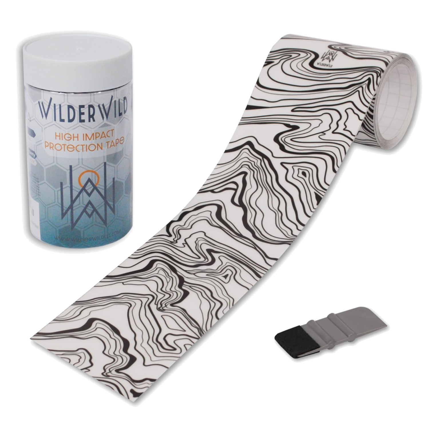 Bike Frame Protection Tape- High Impact Clear Vinyl Wrap Includes Tool 4&rdquo;x72 ...