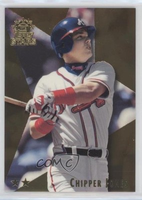 1999 Topps Stars 2 Star Foil /199 Chipper Jones #2 HOF g2x