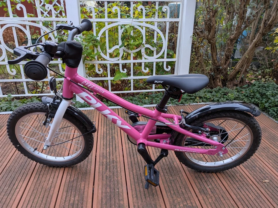 Puky Cyke 16 Zoll, pink, hervorragender Zustand  (Neukauf: 02|25)