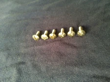 NOS 6 Vintage Campagnolo  Pro-Fit pedal Cleat 12.5mm screws bolts Campy 90s