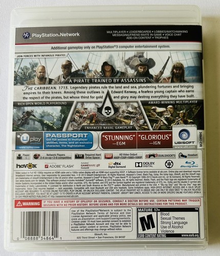 Assassin's Creed IV: Black Flag -- Walmart Edition (Sony PlayStation 3) - Picture 2 of 5