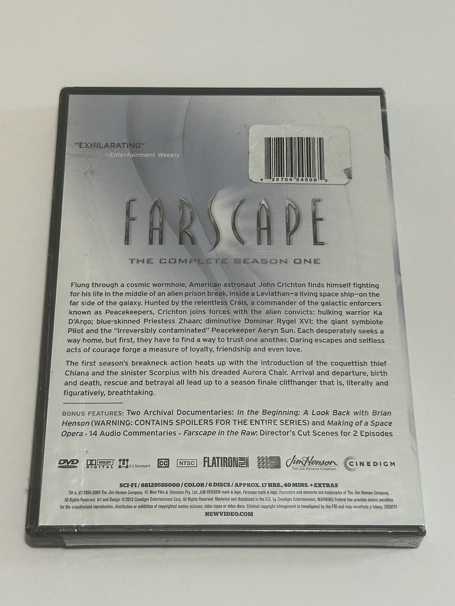 Farscape: Season 1 (DVD, 2013, 6-Disc Set, 15 Anniversary