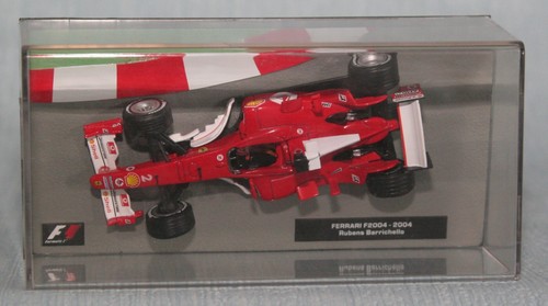 ALTAYA 1:43 SCALE 2004 FERRARI F2004 F1 GRAND PRIX CAR RUBENS BARRICHELLO BOXED - Picture 10 of 10