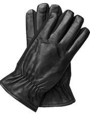  60 Men's Wearhouse Black Touchscreen Technology Leather Gloves Sz M.