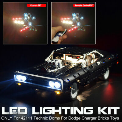 Charger Lego Technic Light Kit For Doms Charger ONLY LED Light