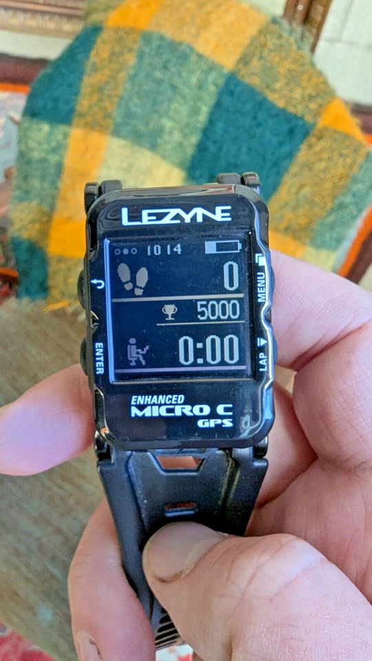 Lezyne Enhanced Micro C GPS - Wearable Biking/Cycling Computer - Color - Image 3 of 4