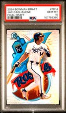 PSA 10 GEM MINT 2024 Bowman Chrome Draft JAC CAGLIANONE Final Draft Rookie #FD14