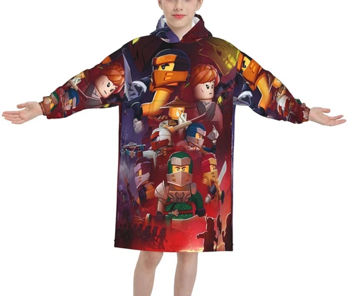Ninjago Cartoon Oversized Blanket Hoodie