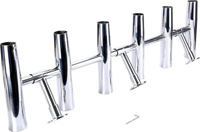 Tube 360 Degree Adjustable Stainless Steel Rocket Launcher Fishing Rod  Holder