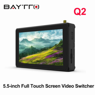 BAYTTO OLIVE Q2 5.5'' 2-CH 3D-LUT HDMI Live Steaming Video Switcher Touch Monitor