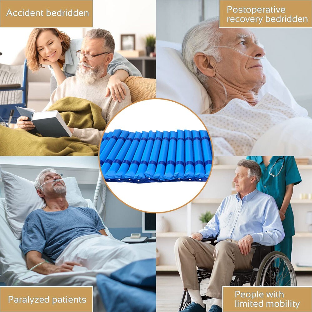 Alternating Pressure Mattress Topper Medical Grade Bed Sore Prevention Treatment