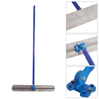 Concrete Bull Float Kit Concrete Trowel 3*1.8m Handles+Cement Trowel Wiping Tool