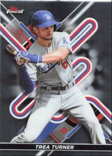 2022 Finest Trea Turner Los Angeles Dodgers #63