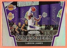 2020-21 PANINI PRIZM WIDESCREEN SILVER PRIZM LEBRON JAMES!! LJ2