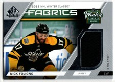 2023-24 SP Game Used Hockey Winter Classic Fabrics Nick Foligno JERSEY BRUINS