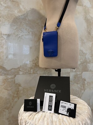 【関税＆送料込み】Versace 'La Medusa' Crossbody Bag Versace La Medusa Blk/Gold Chain Circulat Shoulder Bag