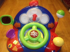 bright starts steering wheel