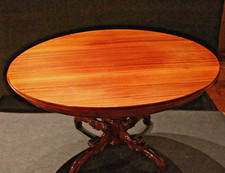 Mahagoni Salontisch , im Stil des II. Barock um 1870/90