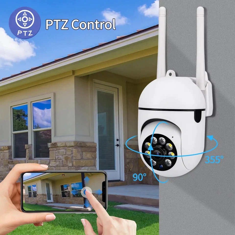 4x Wireless 5G WiFi Security Camera System Smart outdoor Night Vision Cam 1080P - Image 4 of 4