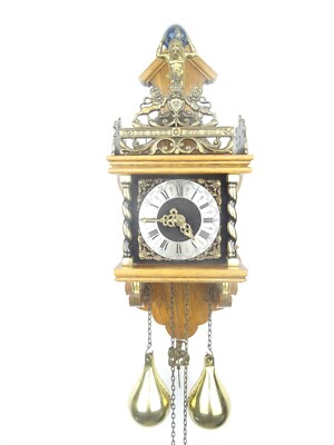 掛け時計　オランダ　Warmink社　ザーンセ時計　アンティーク Zaanse Vintage Antique Warmink Dutch Wall Clock 8 day (Hermle WUBA