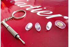 NEW! Cartier Glasses Nose Pads Replacement - Small Size + Free Screwdriver