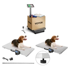VEVOR 660/880/1100lbs Digital Floor Platform Scale Shipping / Livestock Scale