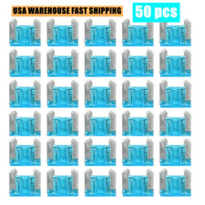 50Pcs 15A Amp ATM Low Profile Mini Micro Blade Fuse Circuit 2 Leg Auto Car