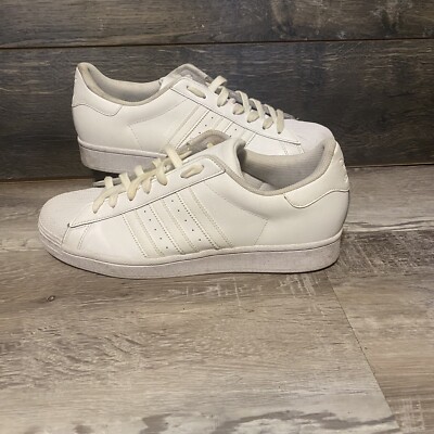 Adidas Originals Superstar Men size Triple White Sneaker