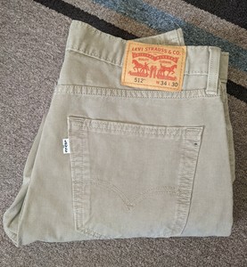 Levi Levis Levi's 511 34x30 Luz Marrón Tostado Caqui Slim Tapered Fit de  Superdry de hombre | eBay