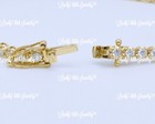 14k Yellow Gold ladies Diamond tennis bracelet  luckyhhhjewelry 3.25 ct — photo 7