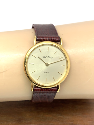 Paul Picot Women\'s Watch Swiss Quartz Gold Dial Brown Leather Strap 29mm Paul Picot Women main image 3