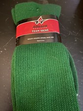 Alleson Athletic Baseball/Soccer Team Socks GREEN - Size 8 - 10 - New