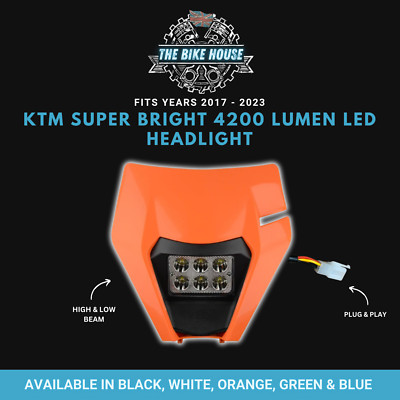 KTM 2017-2023 6 LED Orange Phare Super Brillant 4200 Lumens Tpi Sauf Léger #2
